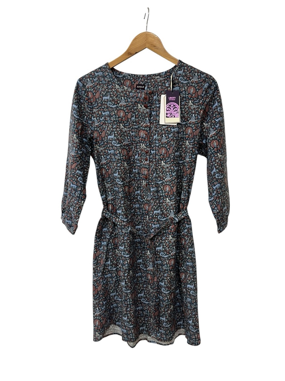 NWT Aigle Liberty William Morris Dress 38